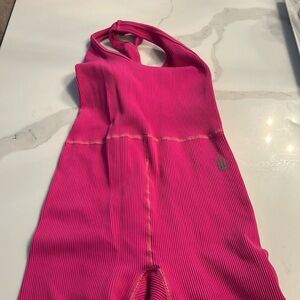 Ribbed Hot Pink FPM Jumpsuit Med.